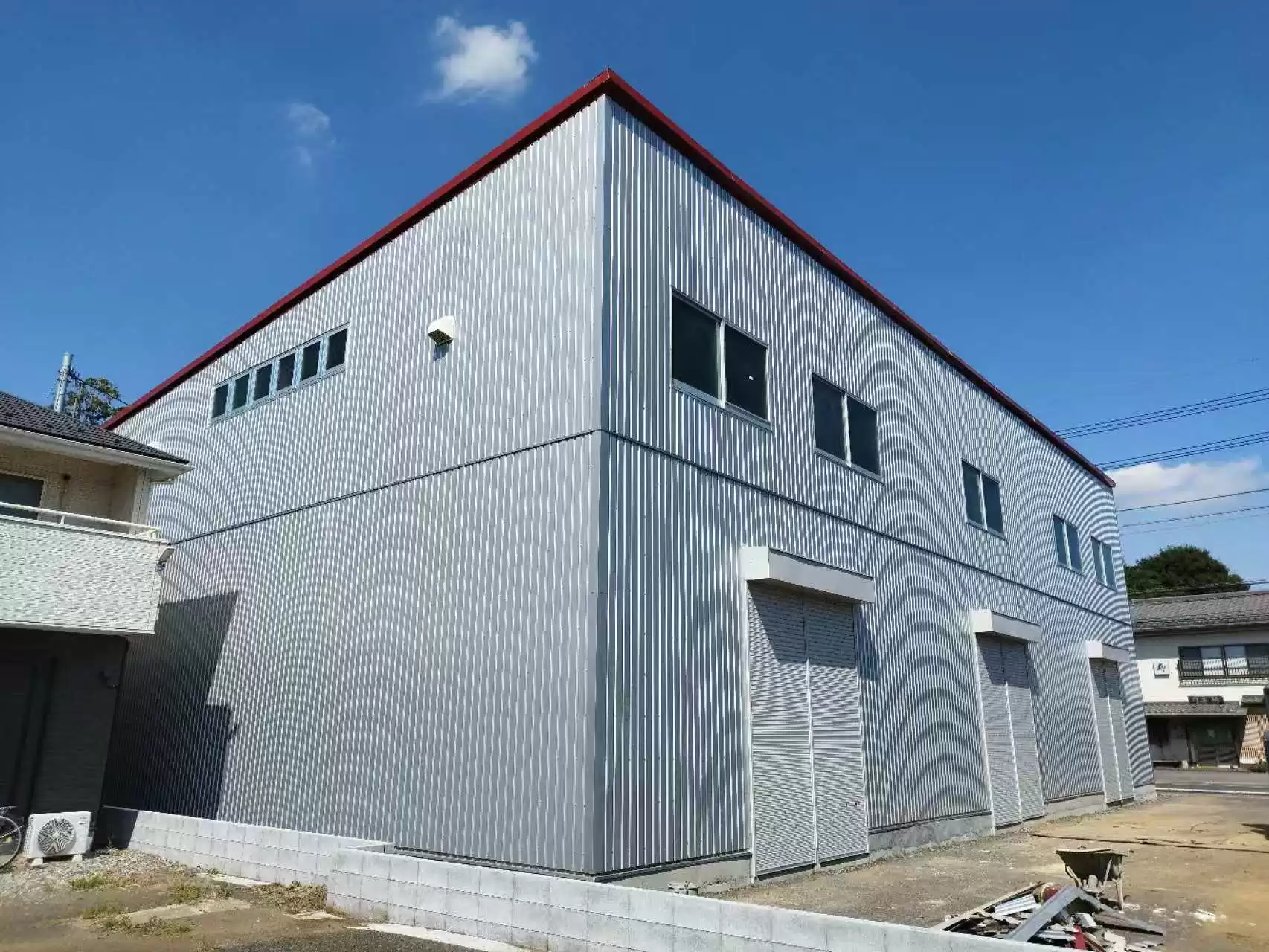 千葉県野田市中里の倉庫